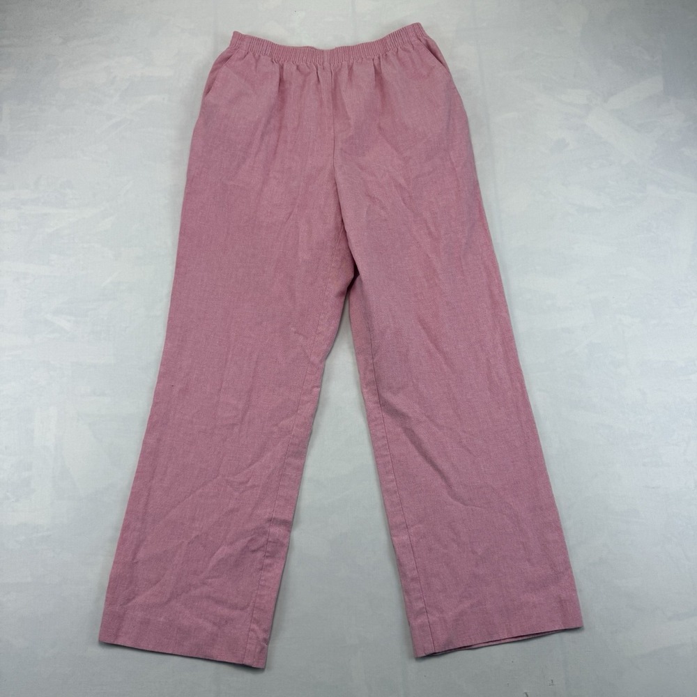 Alfred Dunner Classics Blue Denim Pants Size 8P Petite Comfort Waist Pull On NWT
